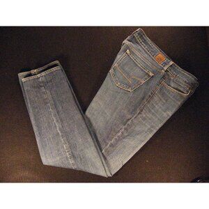 AMERICAN EAGLE 77 Straight Women Jeans 33 x 30 MEAS, TAG: 8, short,  LOW RISE